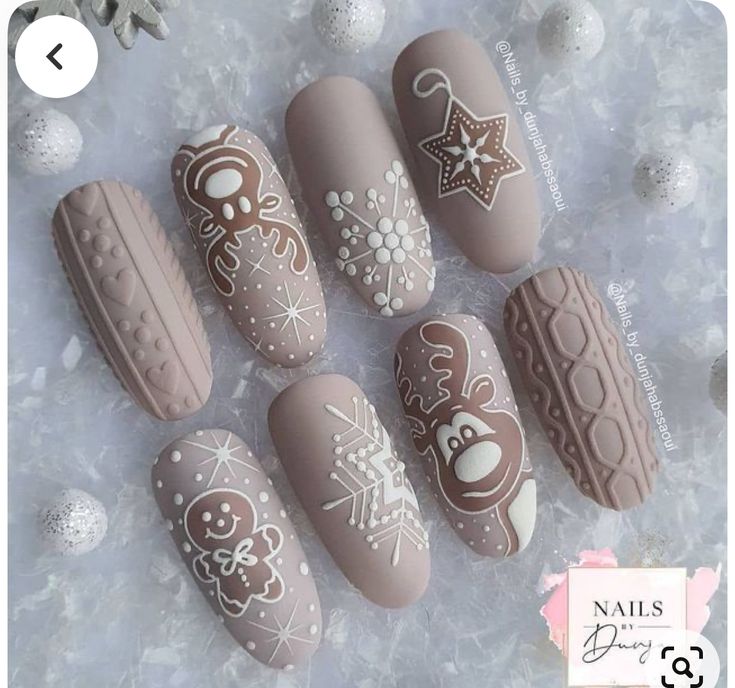 Xmas Nail Art, Christmas Gel Nails, Sweater Nails, Christmas Nails Acrylic, New Year's Nails, Xmas Nails, Pretty Acrylic Nails, Creative Nails, Manicure E Pedicure