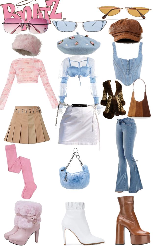 Bratz Outfit Ideas, Bratz Outfit, Bratz Doll Outfits, 2000s Outfit, Bratz Inspired Outfits, 2000s Outfits, 2000s Fashion Outfits, Outfit Maker, Outfit Shoplook