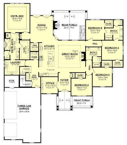 this is the first floor plan for these luxury homeplans house plans and designs