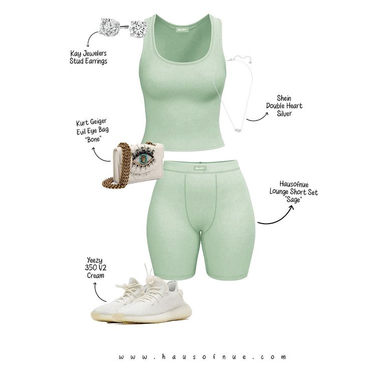 Styling our Lounge Tank Set in the color “Sage” 😍! This set will be releasing in Mid-July alongside two other colors 🫧. #loungewear #skims #twopiecesets #smallbusinessowner #smallbusinesssupport #blackownedbusiness #blackowned #blackgirl #blackgirls #blackgirlluxury #loungewears #loungewearlifestyle #basics #hausofnue #atlhairstylist #atlanta #atlpopupshop Sage Shoes Outfit, Sage Shoes, High Fashion Outfits, Shoes Outfit, School Fits, Cute Simple Outfits, Girly Outfits, Baddie Outfits, Pop Up Shop