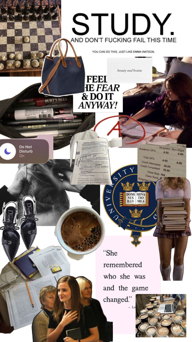 a collage of photos with words and pictures on it, including an image of a woman's handbag