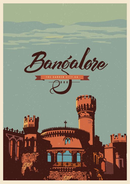 a poster with an old castle and the words bancadore on it's side