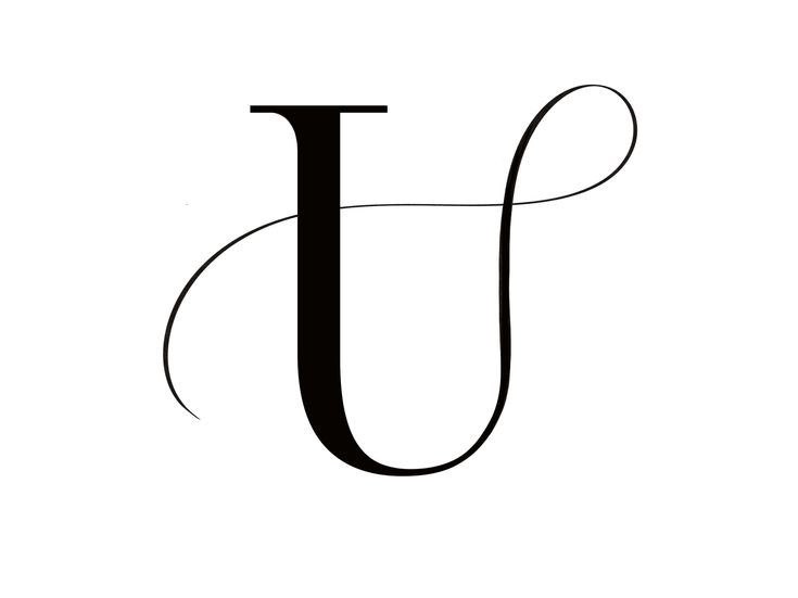 the letter j is made up of black ink and has an elegant design on it