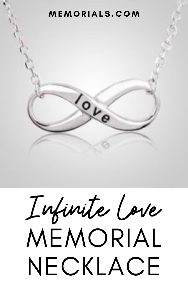 The Infinite Love Memory Jewelry is made of sterling silver and crafted by and artistic skilled jeweler one at a time. This pendant is exclusively designed to celebrate the precious memories of life. Create a wonderful gift for a loved one or yourself with this beautiful pendant. Inspirational Charms Jewelry As A Gift, Inspirational Charms Jewelry Gift, Inspirational Pendant Jewelry As Gift, Symbolic Nickel-free Jewelry For Anniversary, Symbolic Engraved Jewelry For Valentine's Day, Personalized Sterling Silver Jewelry For Anniversary, Inspirational Charms Jewelry For Anniversary, Silver Spiritual Necklace For Anniversary, Symbolic White Gold Jewelry For Gift