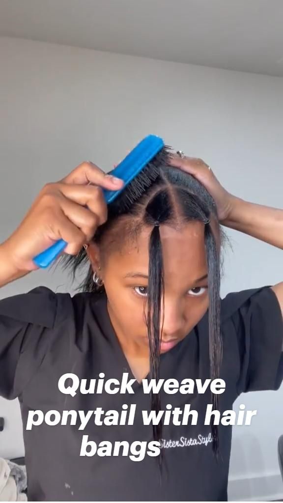 Ponytail Hairstyles Weave, Hairstyles Weave Ponytail, Quick Weave Ponytail, Hairstyles Weave, Diy Ponytail, Human Hair Ponytail Extensions, Human Hair Ponytail, Teenage Hairstyles, Weave Ponytail Hairstyles