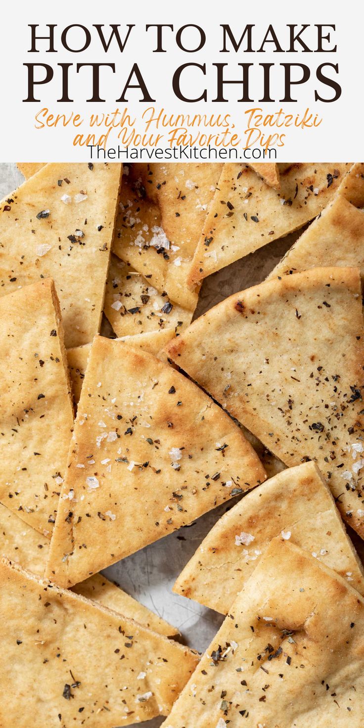 how to make pita chips that are super easy and delicious they're ready in minutes