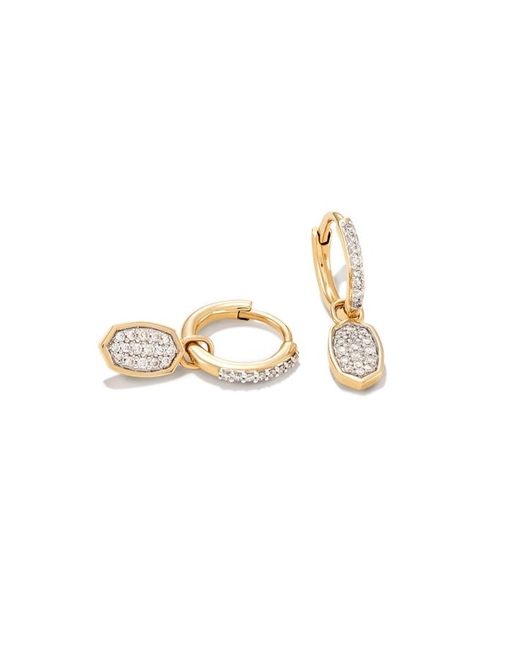 A minimalist pair of huggie hoops coupled with maximalist hand-placed sparkle. Crafted with a gathering of brilliant pave White Diamonds on a 14k gold backdrop, the Marisa 14k Yellow Gold Huggie Earrings are a petite pair that, despite their size, will wow with every wear.

We have taken steps to ensure that, when applicable, our diamonds are conflict free by requiring our suppliers to comply with the Kimberley Process. Yellow Gold Diamond Huggie Earrings With Pave Setting, 14k Gold Diamond Huggie Earrings With Pave Setting, 14k Gold Huggie Earrings With Pave Setting, Minimalist Yellow Gold Huggie Earrings With Pave Setting, Everyday Luxury Huggie Earrings With Pave Setting, Pave Setting Huggie Earrings Gift, Fine Jewelry Yellow Gold Huggie Earrings With Pave Setting, Fine Jewelry Huggie Earrings With Pave Setting, Yellow Gold Huggie Earrings With Pave Setting