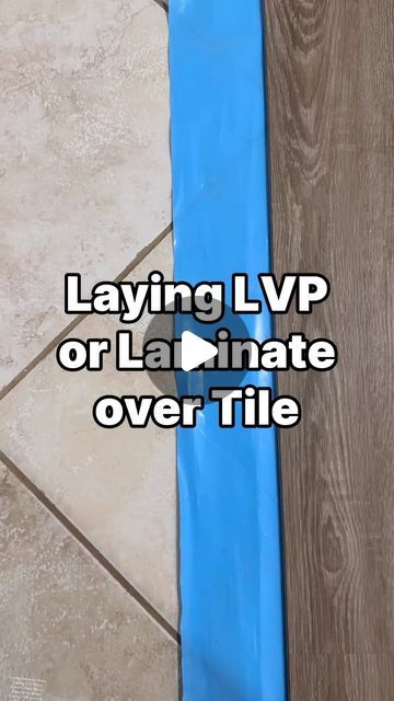 laying lvp or laminate over tile is an easy way to keep it clean