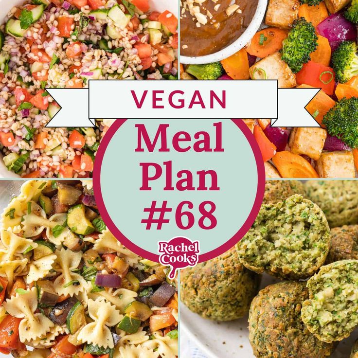 vegan meal plan for the week 8 - 8