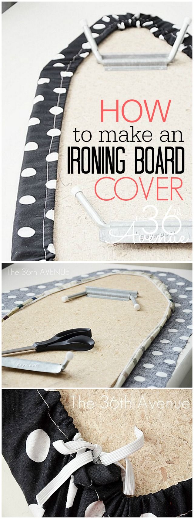 how to make an ironing board cover