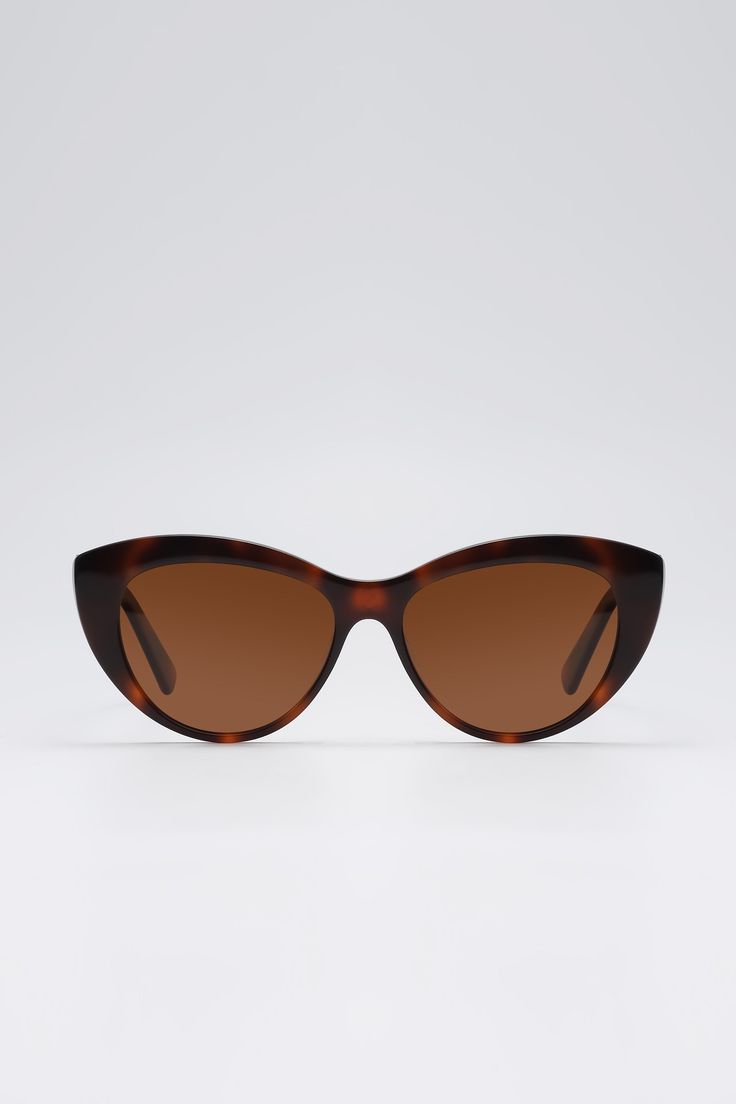 Frame: Tortoiseshell acetate Lenses: Brown Lenses: 54 mm, Bridge: 15 mm, Temples: 148 mm Brown tortoise acetate cat-eye frame with sleek temples, set with brown-tinted lenses that offer good UV protection. Polarized Leopard Print Cat Eye Sunglasses, Leopard Print Cat Eye Sunglasses With Gradient Lenses, Tortoiseshell Cat-eye Sunglasses With Gradient Lenses, Brown Cat Eye Sunglasses With Uv Protection, Leopard Print Cat Eye Sunglasses With Uv Protection, Elegant Brown Cat Eye Sunglasses, Classic Brown Acetate Cat Eye Sunglasses, Retro Tortoiseshell Cat Eye Sunglasses With Tinted Lenses, Classic Brown Cat Eye Sunglasses In Acetate