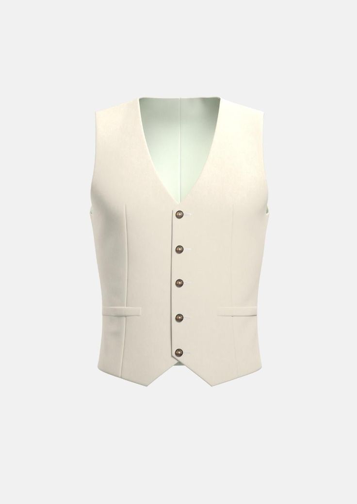 Sand Linen Vest - SARTORO Classic Spring Vest For Daywear, Slim Fit Business Vest For Spring, Elegant Tailored Vest For Summer, Spring Business Slim Fit Vest, Spring Formal Linen Vest, Classic Summer Business Vest, Tailored Cotton Vest For Spring, Tailored Summer Vest With Notch Lapel, Elegant Slim Fit Vest For Spring