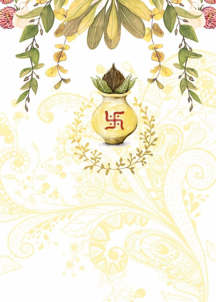 a painting of flowers and leaves in a vase with the letter f on it's side