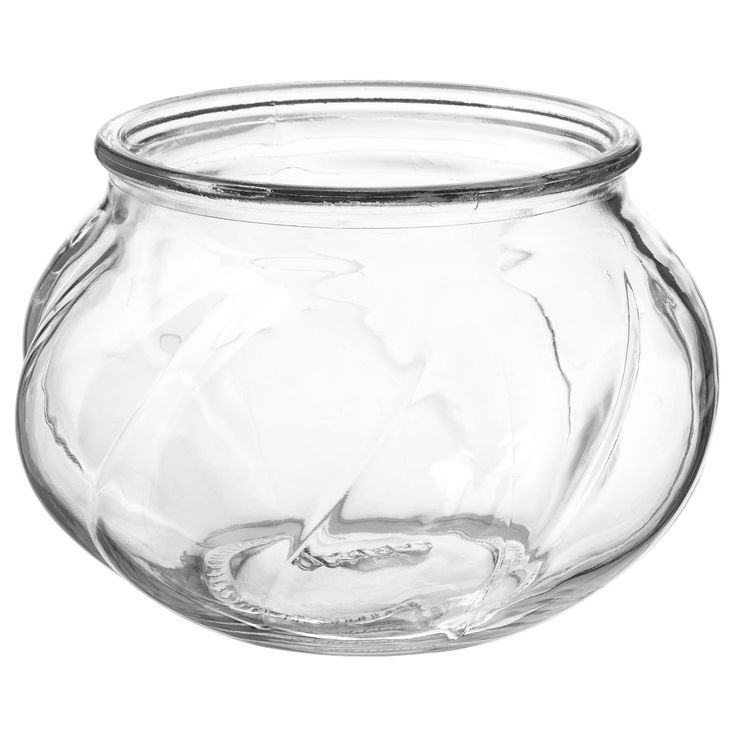 a clear glass jar filled with water