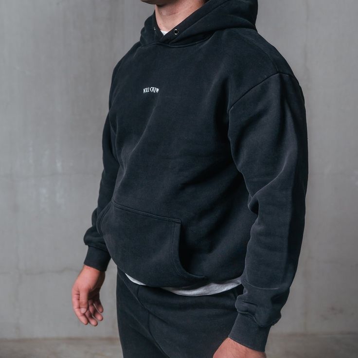 Stone washed luxury cotton / polyester blend constructed with a fleece liner that delivers an insanely soft feel. The hoodies are designed to be oversized. Size down if you don't want an oversized fit Preshrunk to minimize shrinkage Due to the washing process each hoodie has a 1 of 1 unique washed finish Ribbing on neck, cuff and hem Male model height is 5'11" and 210 lbs wearing size Large Female model height is 5'3" and 142 lbs wearing size X-Small Heavyweight Cotton Hoodie Casual Style, Comfortable Fleece Outerwear For Streetwear, Winter Athleisure Washed Hoodie, Comfortable Hoodie For Streetwear, Comfortable Streetwear Hoodie, Comfortable Outerwear For Streetwear With Ribbed Cuffs, Comfortable Black Hoodie With Relaxed Fit, Comfortable Streetwear Outerwear With Ribbed Cuffs, Black Washed Hoodie For Fall