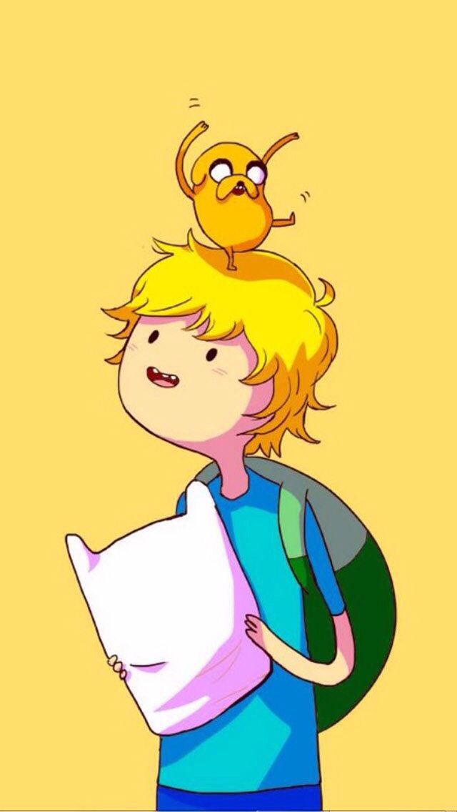 a drawing of a boy holding a pillow with a bug on top of his head