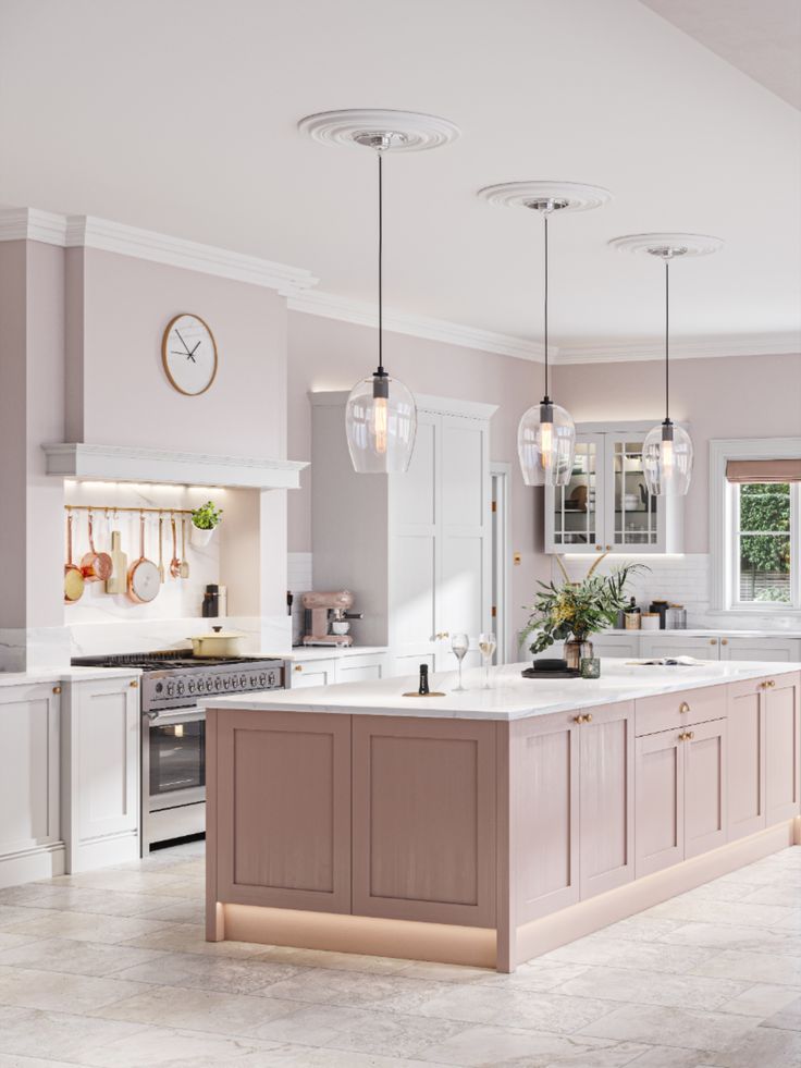 the kitchen is clean and ready for us to use in its new owner's home