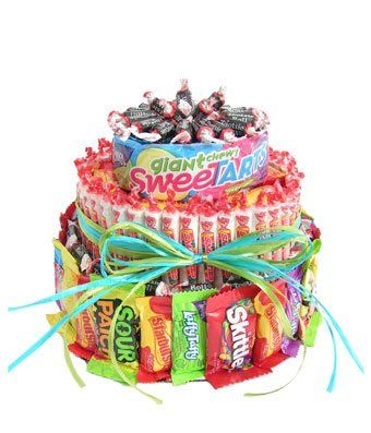 an image of a cake made out of candy