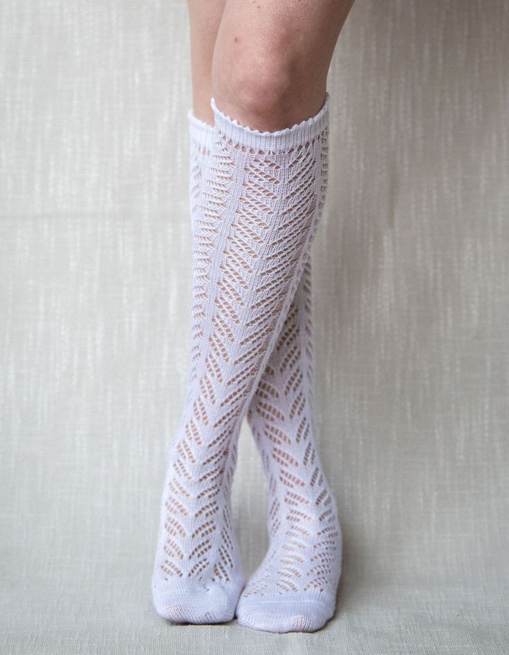 White Knee-High Dirndl Socks Accessories Luise Steiner Comfortable Knee-high Socks For Spring, Comfortable Stretch Knee-high Socks For Spring, Knee-high Socks For Spring Stocking Stuffer, White Comfortable Knee-high Socks, White Knee-high Socks For Spring, Comfortable White Knee-high Socks For Spring, Casual Mid-calf Hosiery For Spring, Casual Mid-calf Spring Hosiery, Soft White Knee-high Socks For Spring