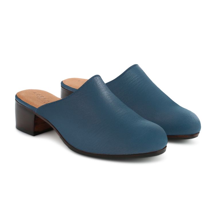 Adelante Women's Mule- Leather- The Camila- Made-to-order ��– Adelante Shoe Co. Leather Mules With Deep Heel Cup, Leather Mules With Removable Insole And Low Heel, Leather Mules With Wooden Low Heel, Chic Leather Clogs With Low Heel, Leather Mules With Deep Heel Cup And Closed Toe, Classic Mules With Stacked Block Heel, Leather Clogs With Block Heel, Workwear Mules With Leather Sole And Block Heel, Leather Clogs With Deep Heel Cup And Block Heel