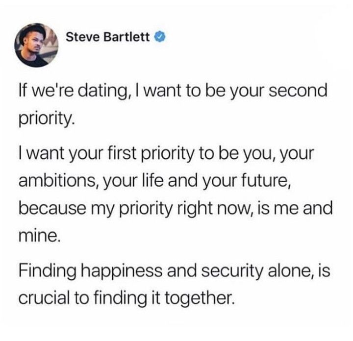 steve bartett's tweet about dating