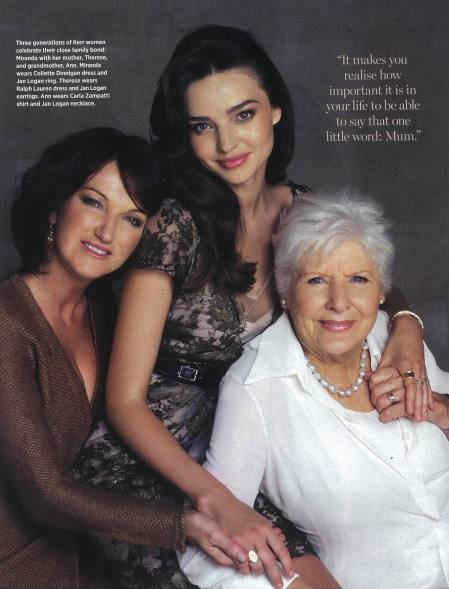 two women and an older woman are posing for a magazine advertiser's photo