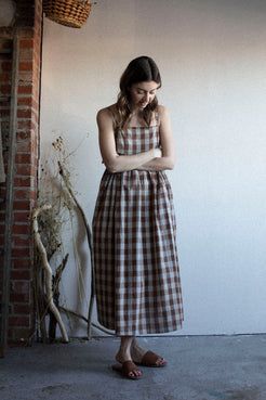 Bought With A Price, Gingham Midi Dress, Summer Look, Tie Back, Summer Looks, Sunnies, Gingham, Outfit Ideas, Midi Dress