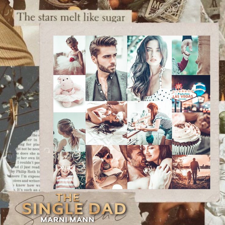 the single dad movie poster with many pictures