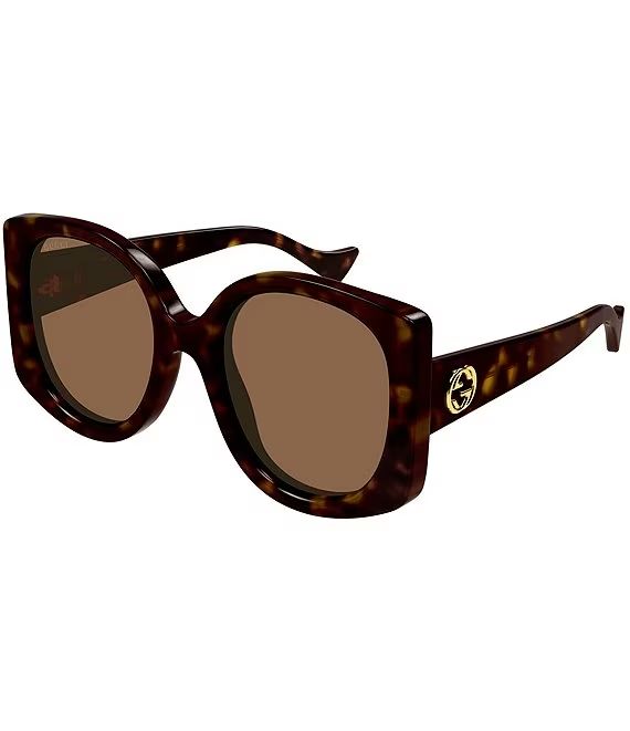 Gucci Women's GG1257SA 56mm Havana Round Butterfly Sunglasses | Dillard's Gucci Acetate Wayfarer Sunglasses, Gucci Wayfarer Acetate Sunglasses, Gucci Cat Eye Sunglasses With Polarized Lenses, Classic Brown Gucci Sunglasses, Designer Brown Sunglasses With Polarized Lenses, Modern Brown Gucci Cat Eye Sunglasses, Gucci Cat Eye Sunglasses With Square Frame, Gucci Brown Cat Eye Sunglasses With Tinted Lenses, Gucci Square Frame Cat Eye Sunglasses With Tinted Lenses