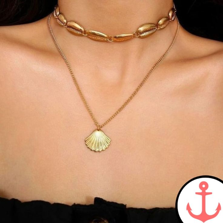 Sea Shell Necklace: Embrace the Essence of the Sea Dive into the enchanting world of the ocean with our Sea Shell Necklace. Crafted with passion and attention to detail, this nautical accessory is perfect for passionate sea lovers who want to carry a piece of the sea wherever they go. Our Sea Shell Necklace is part of our Shell necklace collection, which showcases the beauty and elegance of shells in various forms. Whether you're a beach enthusiast or simply drawn to the mystique of the sea, thi Sea Shell Necklace, Nautical Accessories, Seashell Pendants, Sea Lover, Choker Style Necklace, Necklace Collection, Seashell Necklace, Choker Style, Shell Necklace