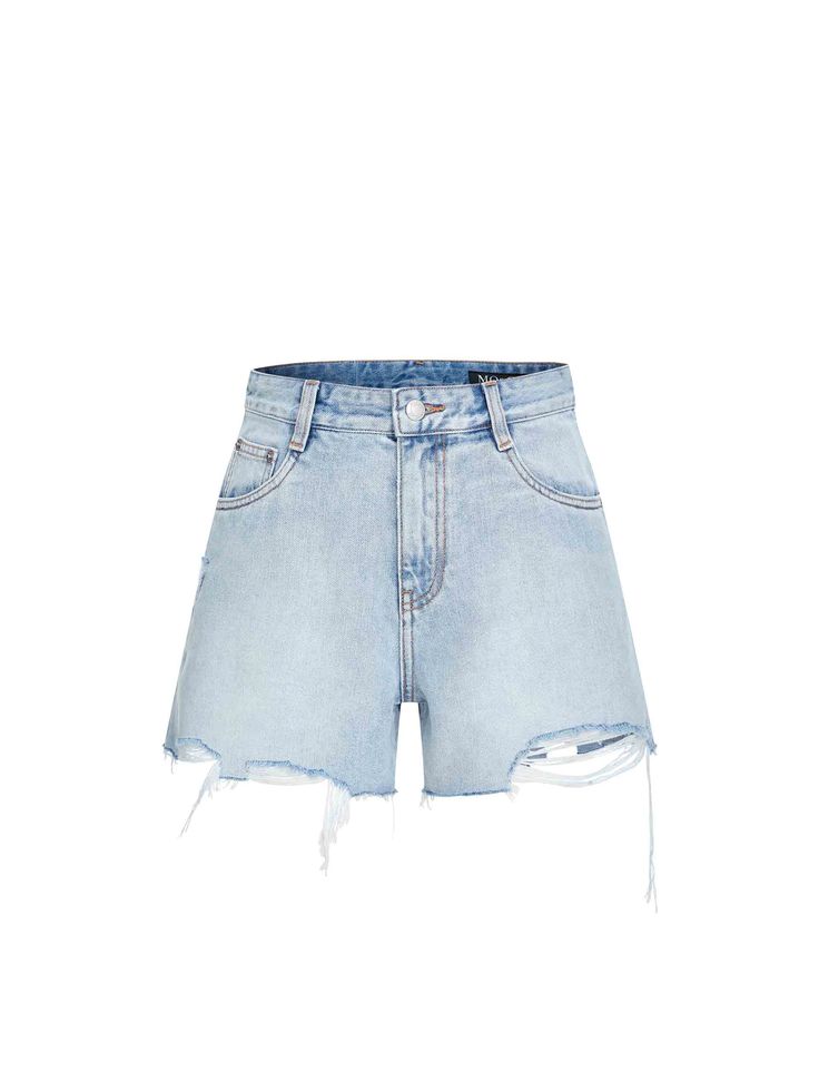 MO&Co. Women's Ripped Detail Cotton Shorts Experience the perfect fit and style with denim shorts. They boast a high-waisted look with distressed and raw edges, plus a floral patchwork detail on the back pocket. So stylish and comfortable, you won't want to miss it! Features : - High waist- Raw hems with destroyed details- Floral patch details at the back pocket Code: MBC2SOT020The back length of size M/27 is 32.5cmMATERIALS & CARE Material: 100% CottonDenim products have slight fading, which is Ripped Cotton Short Leg Jeans, Ripped Short Leg Cotton Jeans, Ripped Short Leg Jeans, Ripped Cotton Jean Shorts, Relaxed Fit Cotton Ripped Jean Shorts, Ripped Cotton Jean Shorts In Relaxed Fit, Ripped Cotton Shorts, Ripped Cotton Shorts With Short Leg, Ripped Cotton Shorts With Short Legs