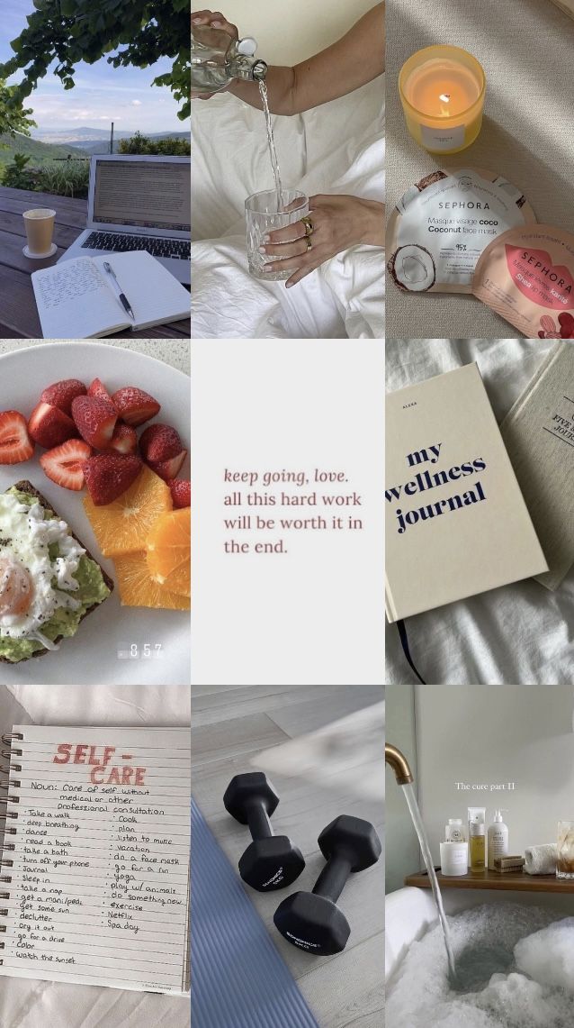 Selfcare Aesthetic Wallpaper, Self Care Aesthetic Wallpaper, Self Care Wallpaper Aesthetic, Selflove Aesthetic, Believe In Yourself Quotes, Work Journal, Vision Board Photos, Vision Board Goals, New Year New Me