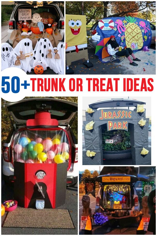 some kind of trunk or treat ideas for kids