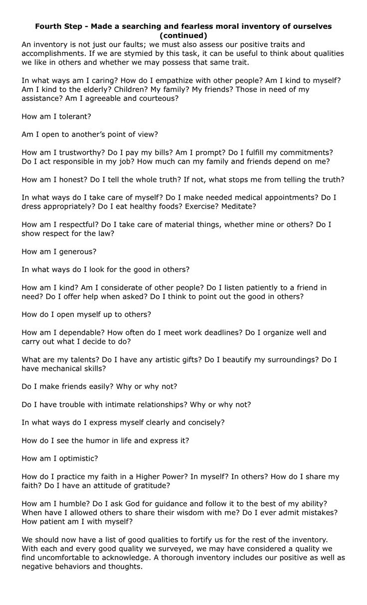 Step 4 questions - taking a look at our positive side Prayers For Anger, Aa Steps, 12 Step Worksheets, Family Quotes Images, Moral Inventory, Steps Quotes, Solving Multi Step Equations, Multi Step Word Problems, Fun Worksheets For Kids