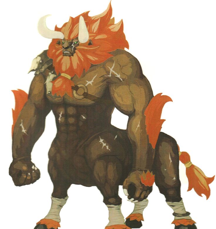 an image of a cartoon character with horns on his head and claws in his hands