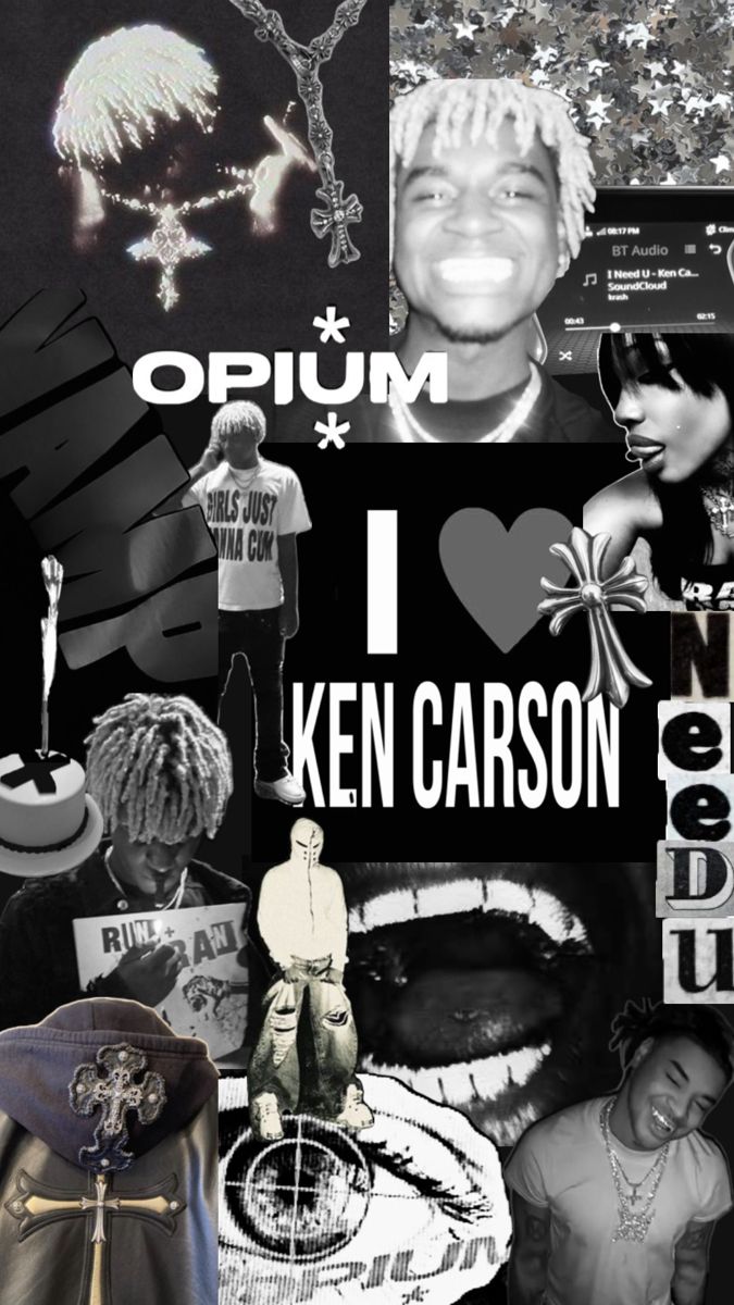 a collage of photos with the words i love ken caron on it and images of people