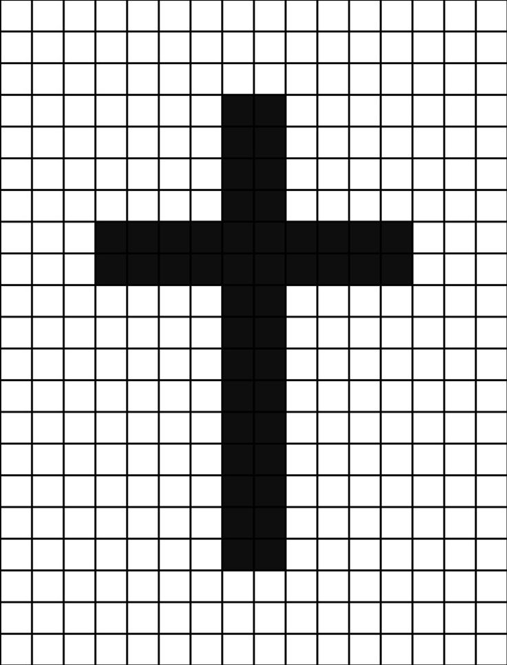 A pixel art template of the religious cross from the Christian community, whom Jesus died upon. Cross Pixel Art, Angel Pixel Art, Christian Pixel Art, Cross Alpha Pattern, Alfa Pattern, Wwjd Alpha Pattern, Grunge Alpha Pattern, Gothic Alpha Pattern, My Chemical Romance Alpha Pattern