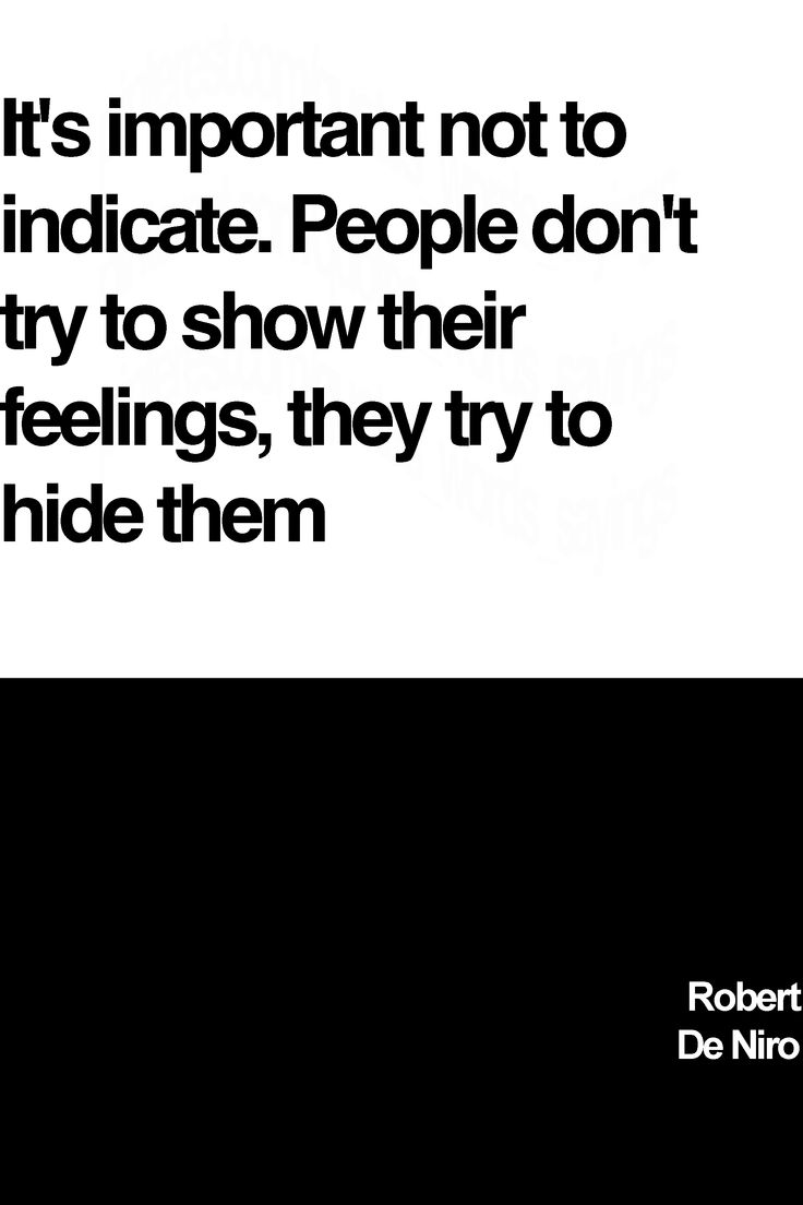 a quote from robert de niro on people