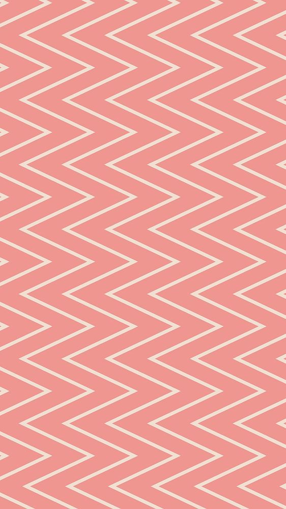 an abstract pink and white background with zigzag lines