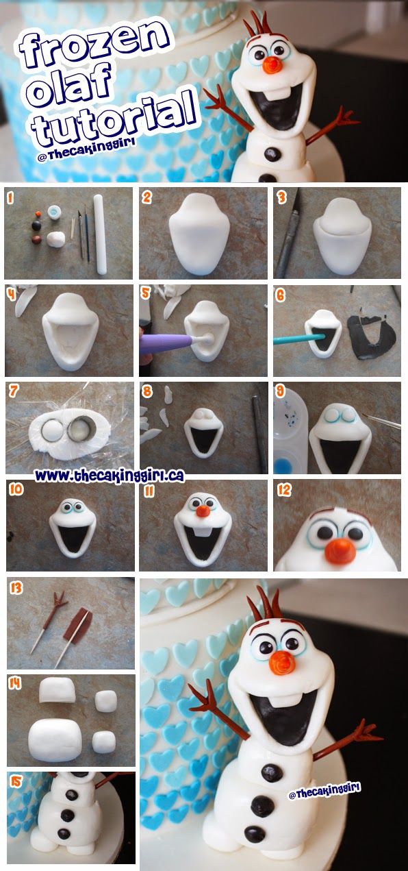 the instructions for making a snowman face with clay and plastic spoons to make it look like an iceman