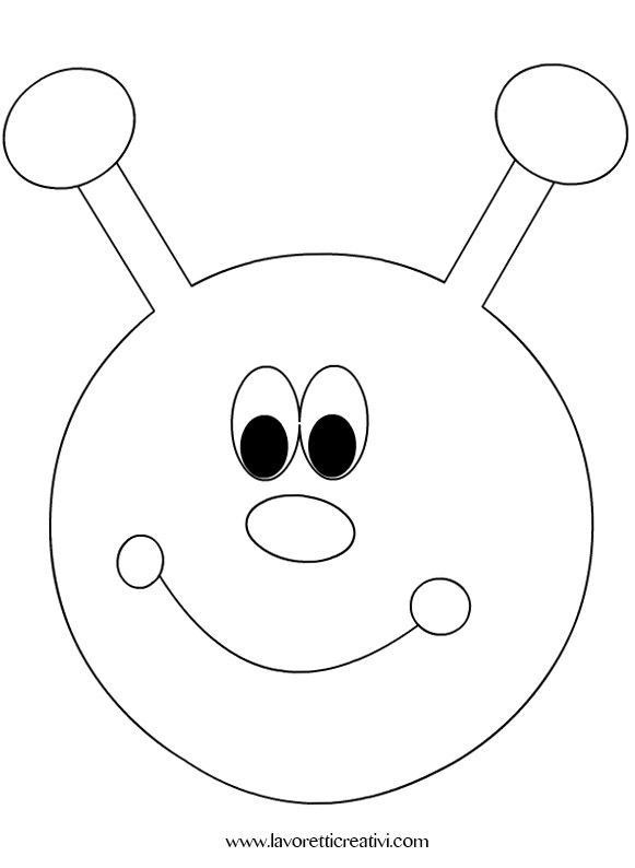 a black and white drawing of a bug with two eyes, one eye open and the other