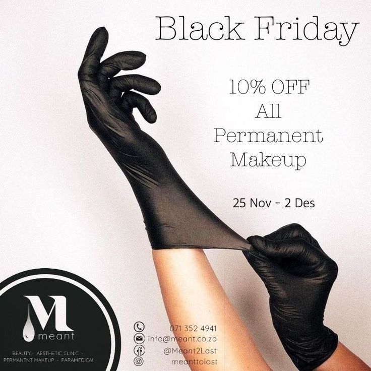 Black Friday Specials at Meant to Last
Book your appointment today.

#skincare #skintreatment #grooming #wedding #weddinginspo #trouinspirasie #ektrou #eksverloof #makeup #make-up #makeupartist #mua #trougrimmering #inspirasie #weddingphotography #weddinghair #trouhare #salon #artist #hairdresser Black Friday Specials, Book Your Appointment, Permanent Makeup, Beauty Treatments, Skin Treatments, Beauty Salon, Beauty Skin, Wedding Inspo, Hair Salon