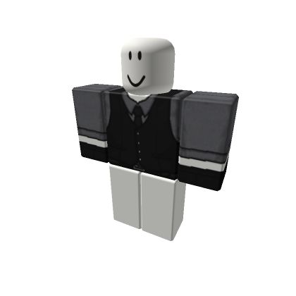 a lego man in a suit and tie standing with his arms folded out to the side