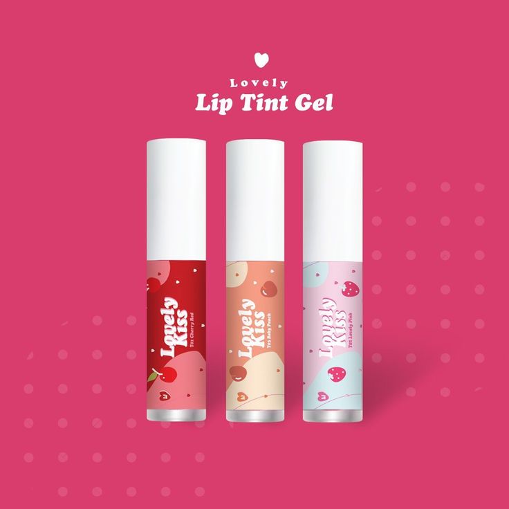 Lipstick Designs Packaging, Liptint Label Design Layout, Liptint Packaging Design, Lipstick Packaging Design Ideas, Lip Logo Design Ideas, Lip Tint Packaging Ideas, Lip Balm Ads, Liptint Label Design, Lip Tint Layout Design