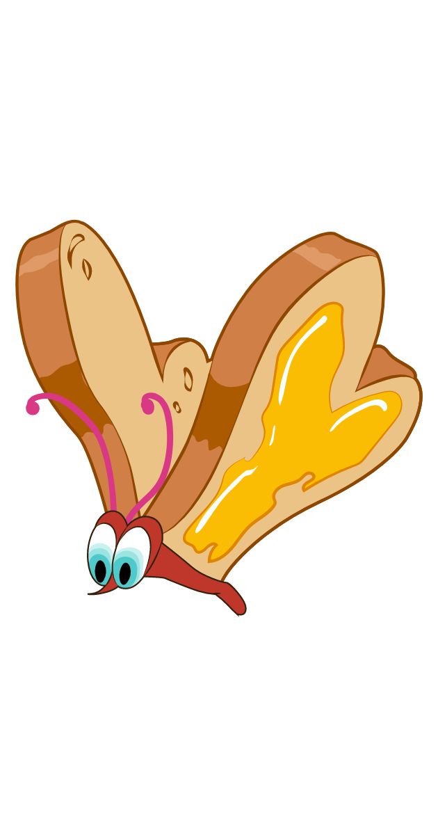 a cartoon character flying through the air with his wings spread out and eyes wide open