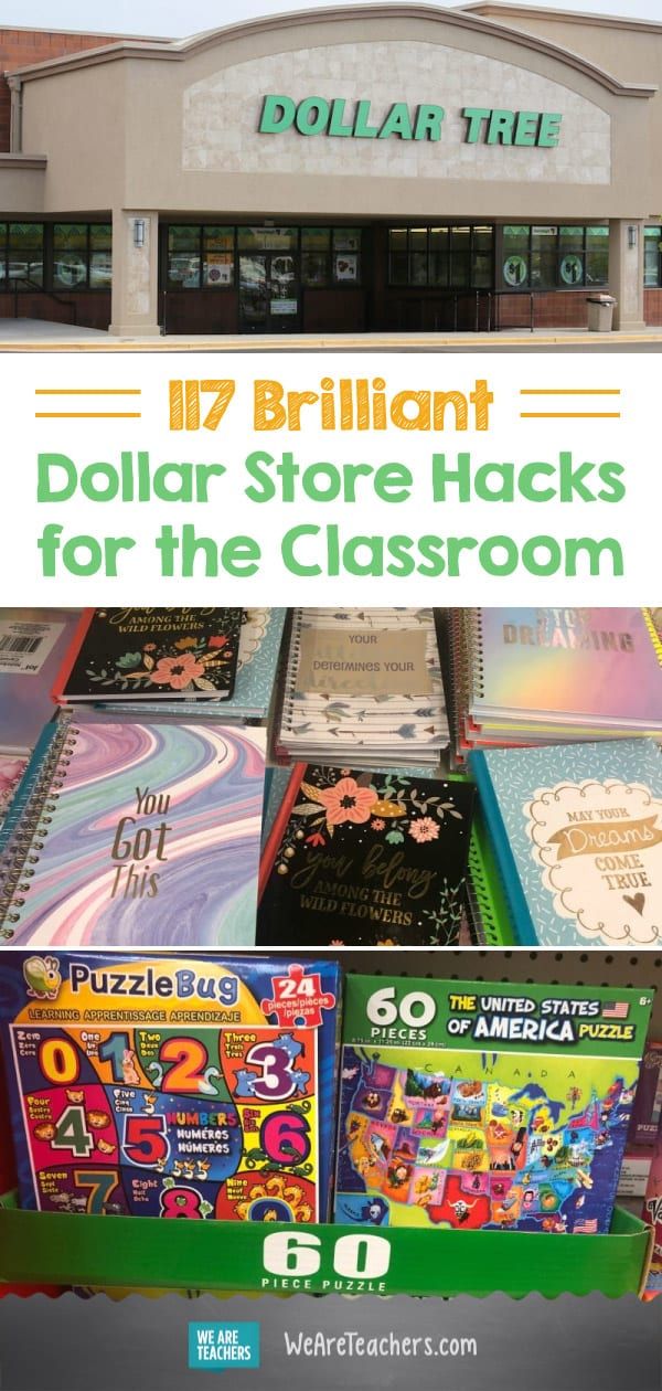 dollar store hacks for the classroom