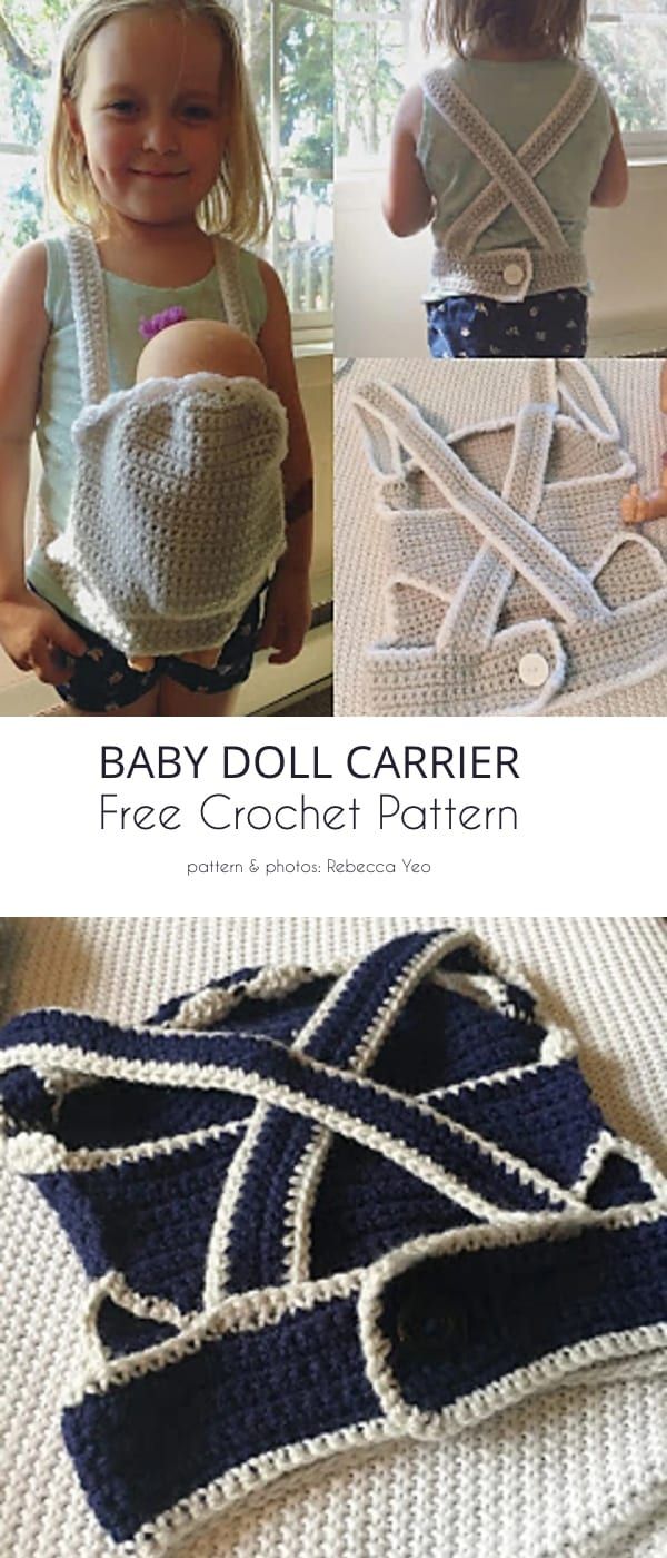 the crochet pattern for a baby's hat and diaper