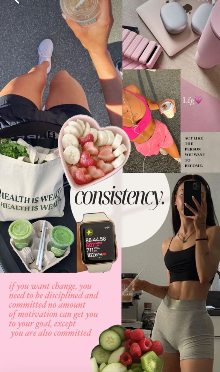 Fitness Vision Board, Dream Vision Board, Vie Motivation, Motivation Board, روتين العناية بالبشرة, Healthy Lifestyle Motivation, Fitness Inspiration Body, Healthy Girl, Healthy Lifestyle Inspiration