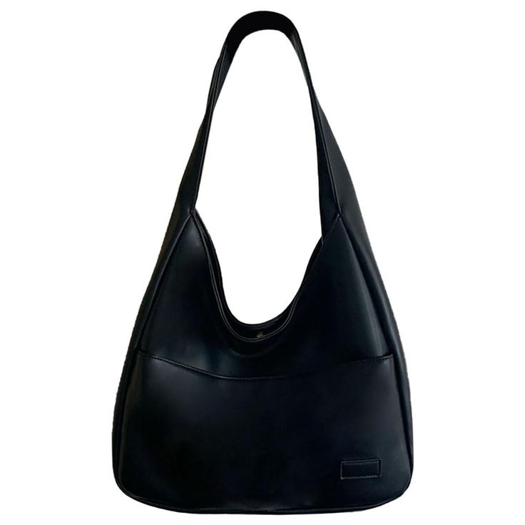 PRICES MAY VARY. Spacious and Stylish: Our vintage hobo bag is perfect for casual commuting and university students. Made from PU fabric, it strikes the right balance between size and capacity, allowing you to carry all your daily essentials effortlessly. Secure and Versatile: With a convenient buckle closure, our women's PU leather shoulder bag ensures the safety of your belongings while providing a smooth experience. It can easily be adjusted to function as a crossbody or shoulder bag, adaptin Soft Leather Tote, Winter Bags, Vintage Tote Bag, Large Leather Tote Bag, Black Leather Tote Bag, Trendy Handbags, Handbags Casual, Brown Leather Shoulder Bag, Black Leather Tote