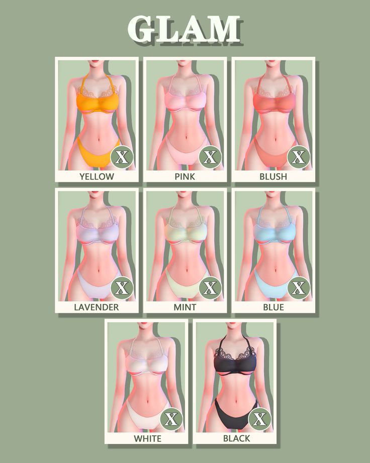 the different types of bras are shown in this graphic diagram, which shows how each bra